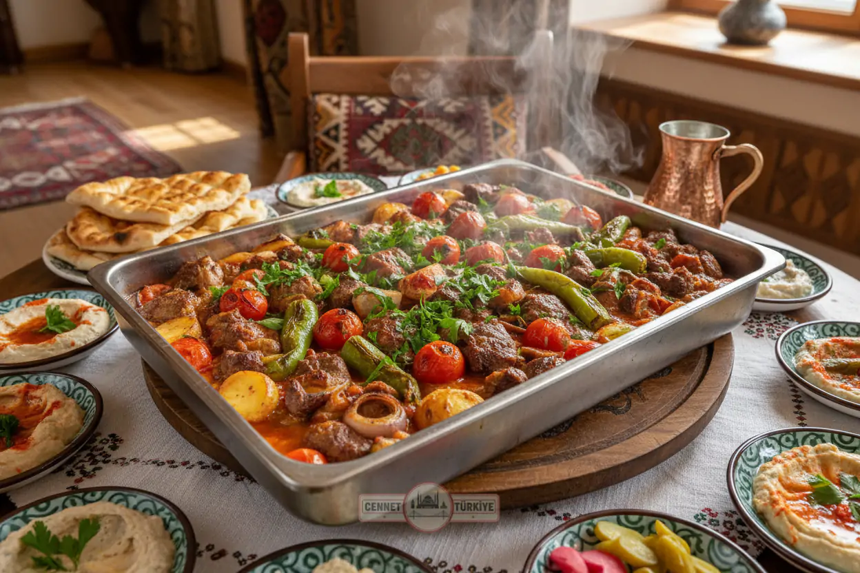 Antalya’nın Kalbinden Gelen Lezzet: Tepsi Fırın Kebabı
