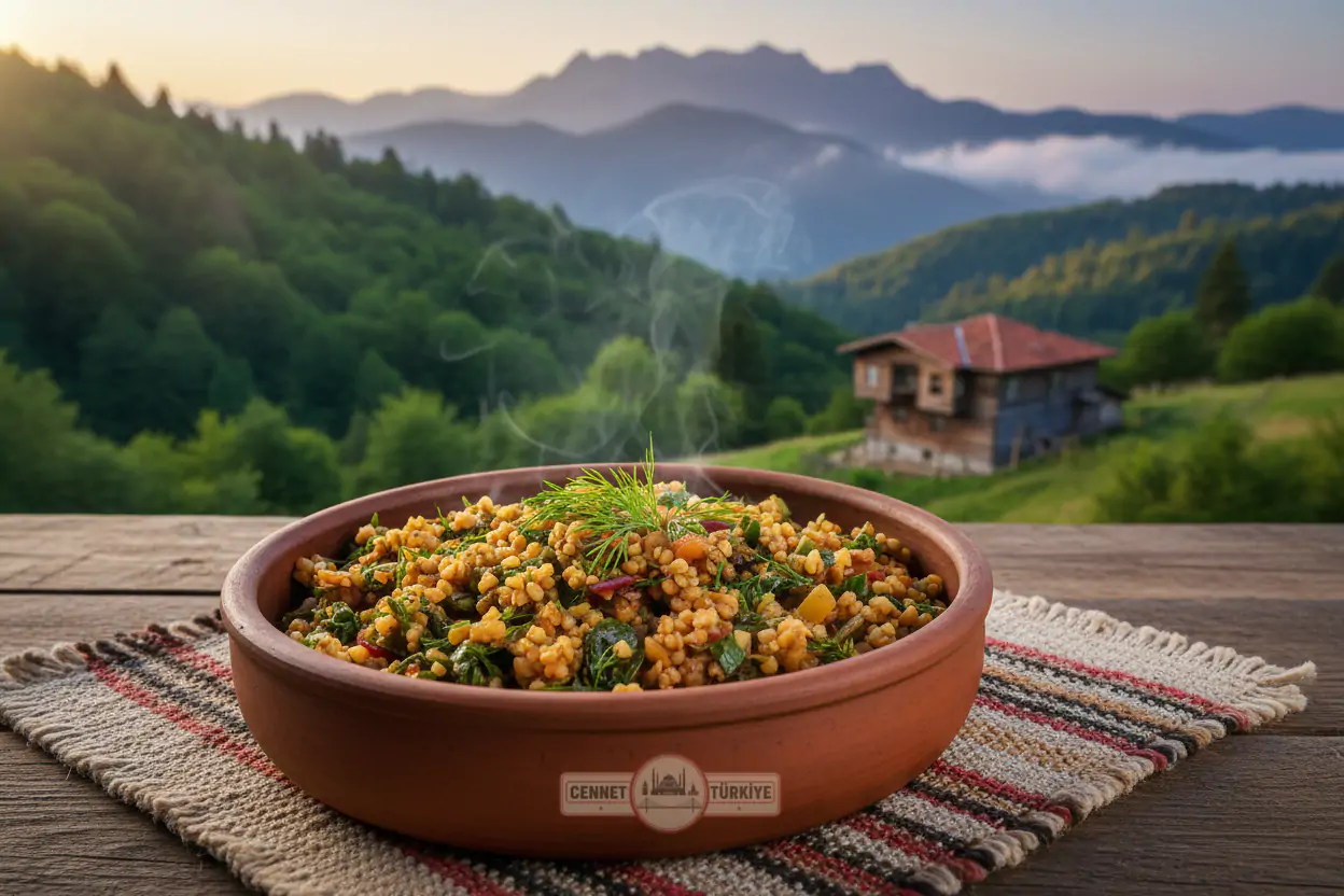 Artvin’in Gizli Lezzeti: Bulgurlu Teğek Pancarı Yemeği
