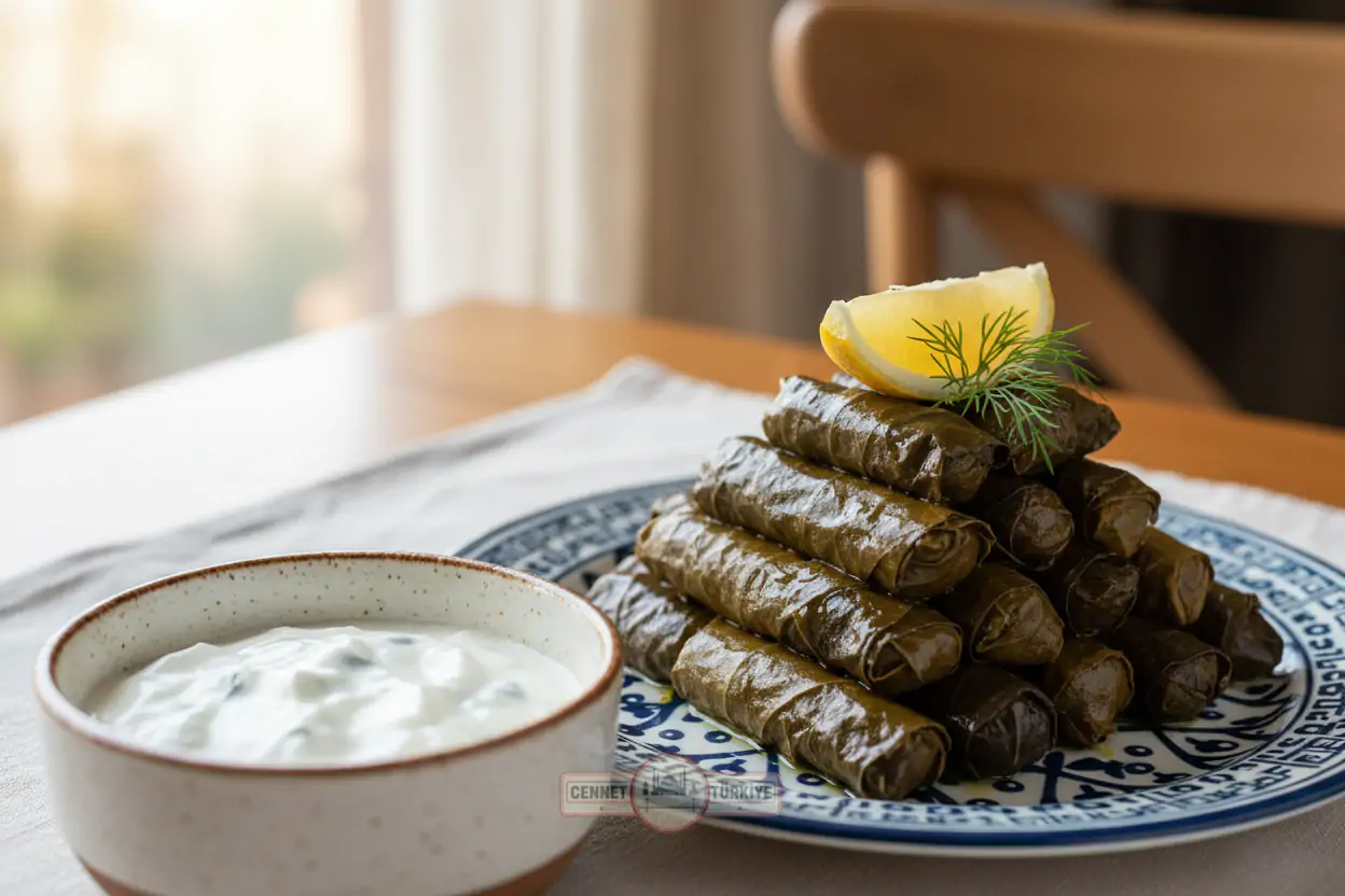 Isparta Zeytinyağlı Yaprak Sarması: Güllerin Zarafeti Sofrada