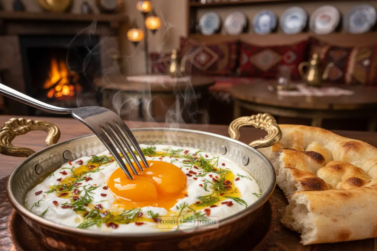 Isparta’nın Meşhur Lezzeti: Sahanda Yoğurtlu Yumurta Oturtması