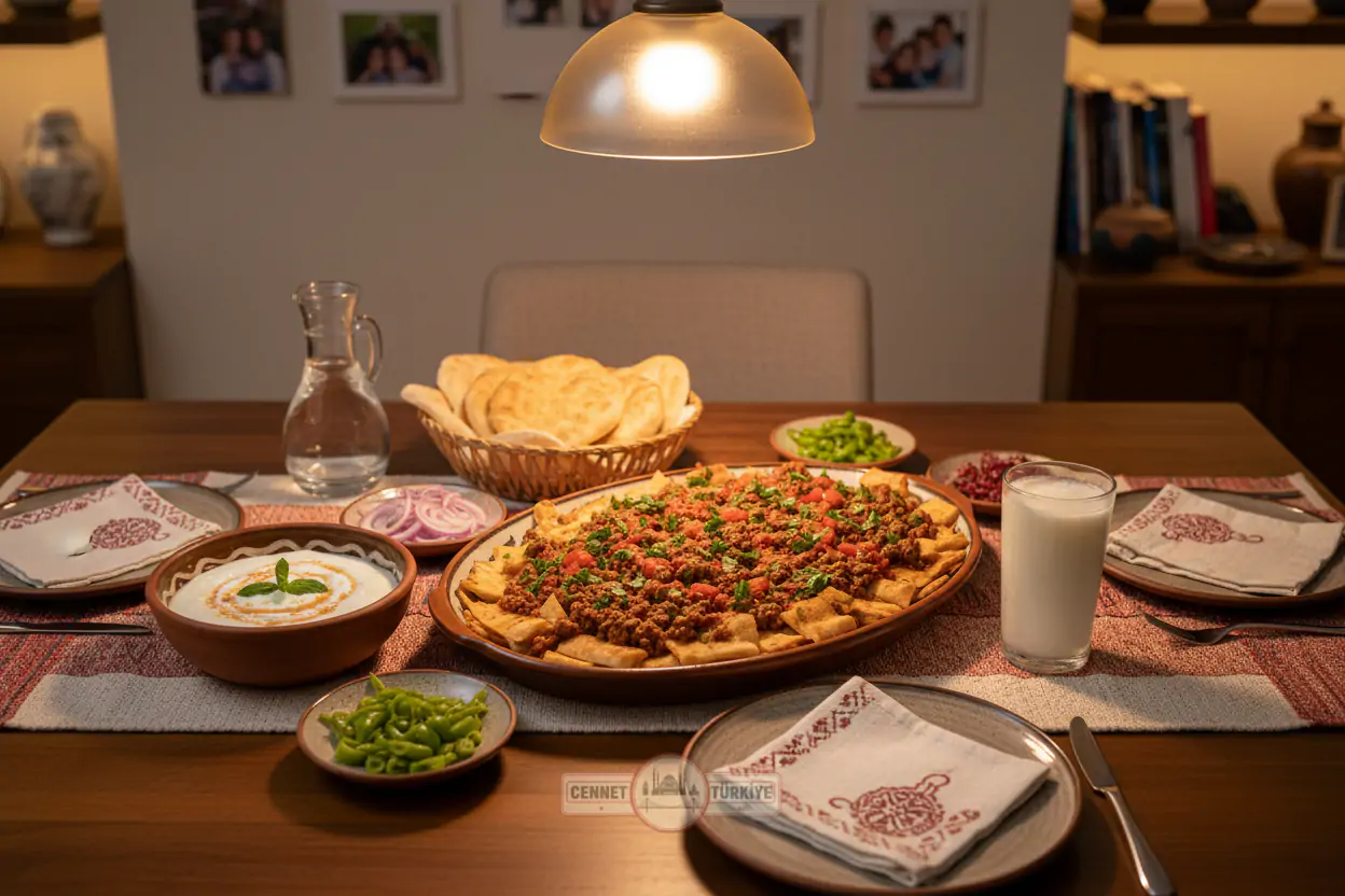 Kilis Kıymalı Tirit Kebabı: İsrafı Sanata Dönüştüren Lezzet